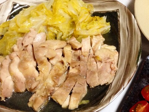 炊飯器で！蒸し鶏★もも肉で